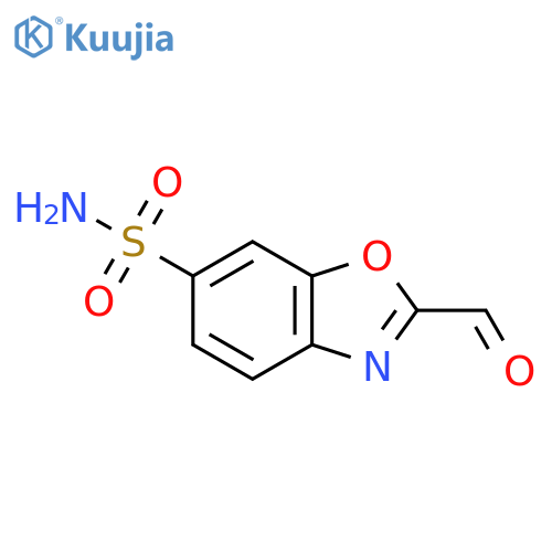 2-Formylbenzo[d]oxazole-6-sulfonamide structure