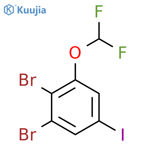 1,2-Dibromo-3-difluoromethoxy-5-iodobenzene structure
