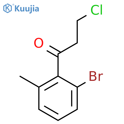 1-(2-Bromo-6-methylphenyl)-3-chloropropan-1-one structure