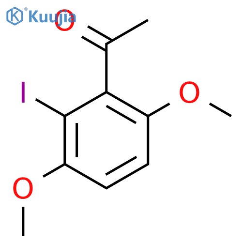 3',6'-Dimethoxy-2'-iodoacetophenone structure