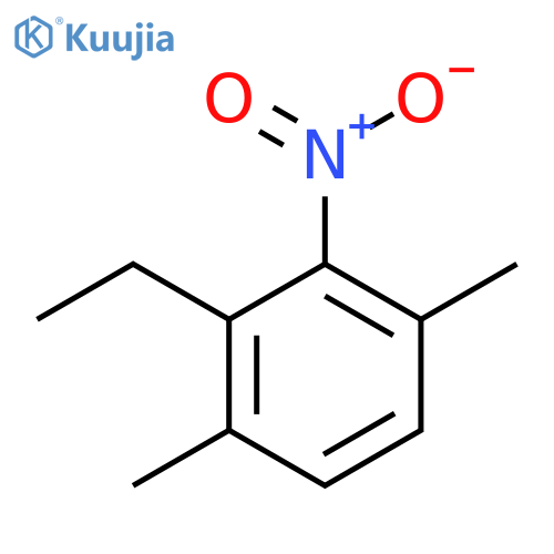 1,4-Dimethyl-2-ethyl-3-nitrobenzene structure