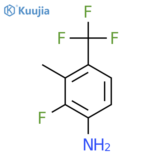 2-Fluoro-3-methyl-4-(trifluoromethyl)aniline structure