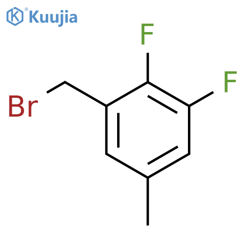 2,3-Difluoro-5-methylbenzyl bromide structure