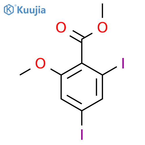 Methyl 2,4-diiodo-6-methoxybenzoate structure