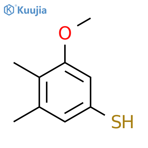 3,4-Dimethyl-5-methoxythiophenol structure