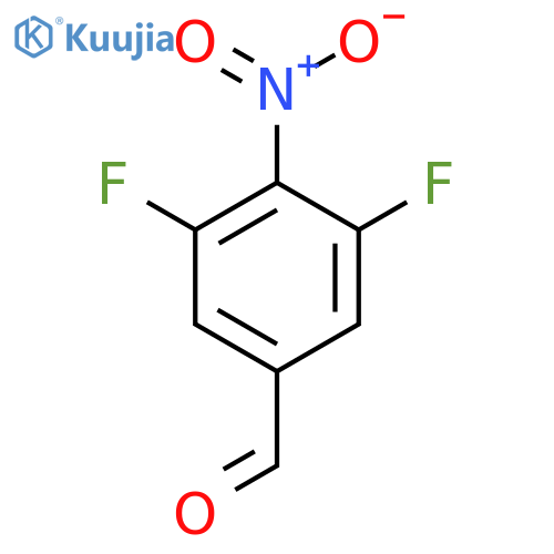 3,5-Difluoro-4-nitrobenzaldehyde structure