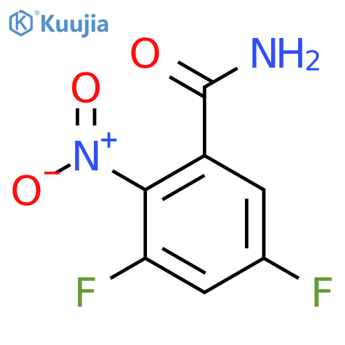 3,5-Difluoro-2-nitrobenzamide structure