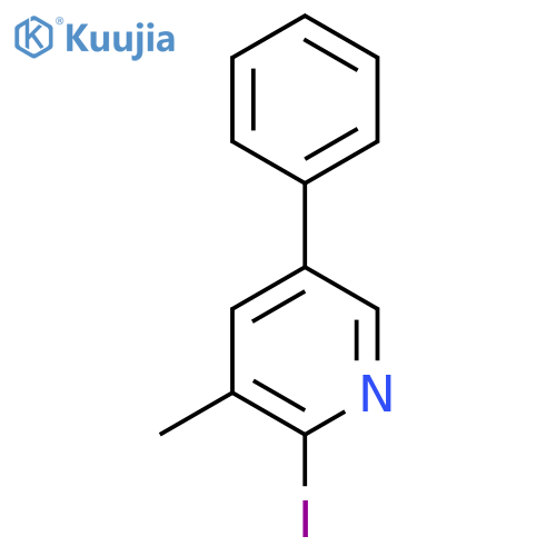 2-Iodo-3-methyl-5-phenylpyridine structure