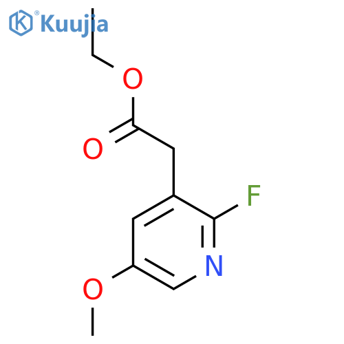 Ethyl 2-fluoro-5-methoxypyridine-3-acetate structure