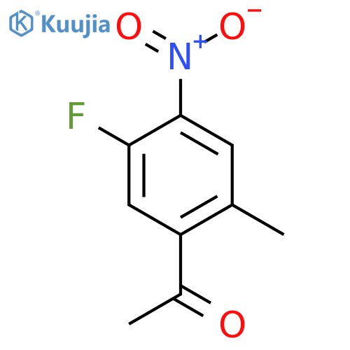 5'-Fluoro-2'-methyl-4'-nitroacetophenone structure
