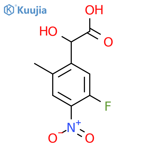 5-Fluoro-2-methyl-4-nitromandelic acid structure