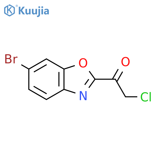 6-Bromo-2-(2-chloroacetyl)benzo[d]oxazole structure
