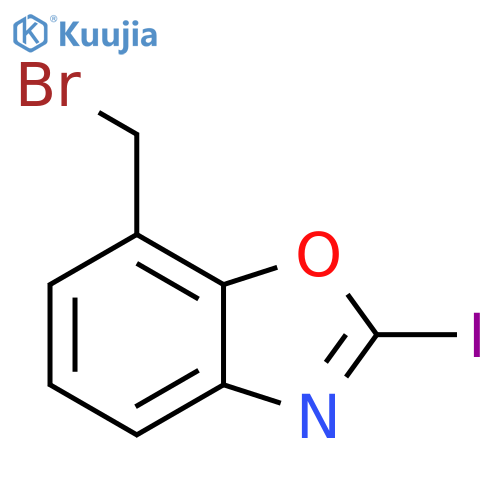 7-(Bromomethyl)-2-iodobenzo[d]oxazole structure