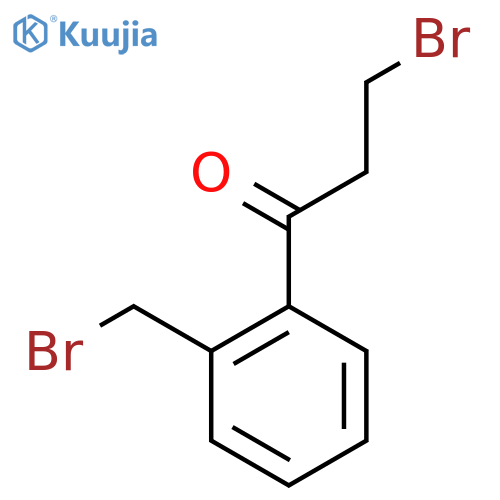 3-Bromo-1-(2-(bromomethyl)phenyl)propan-1-one structure