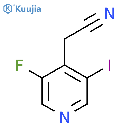 3-Fluoro-5-iodopyridine-4-acetonitrile structure