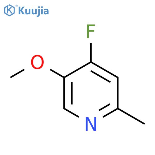 4-Fluoro-5-methoxy-2-methylpyridine structure
