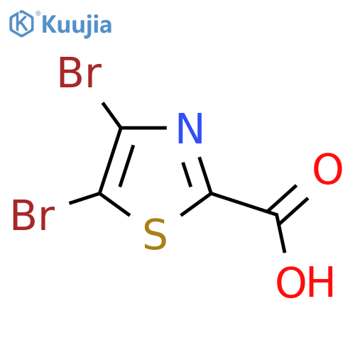 4,5-Dibromothiazole-2-carboxylic acid structure