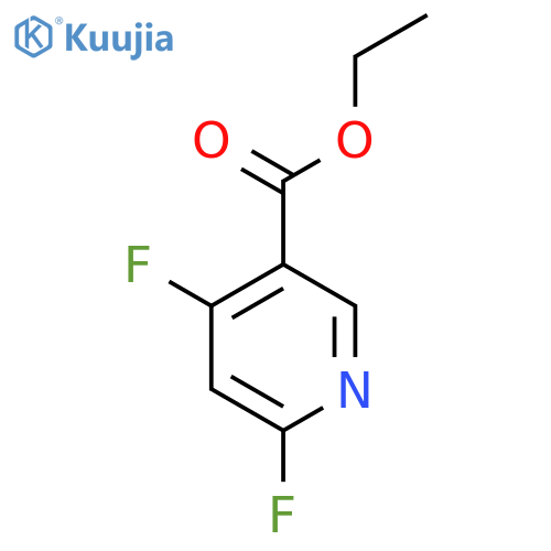Ethyl 4,6-difluoronicotinate structure