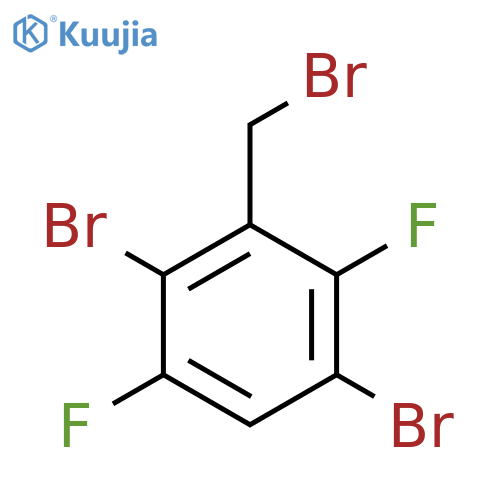 1,4-Dibromo-3-(bromomethyl)-2,5-difluorobenzene structure