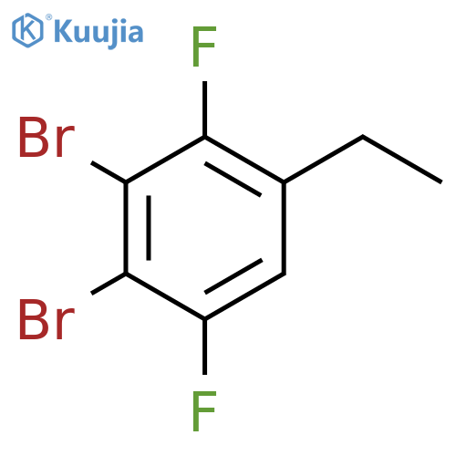 1,2-Dibromo-3,6-difluoro-4-ethylbenzene structure