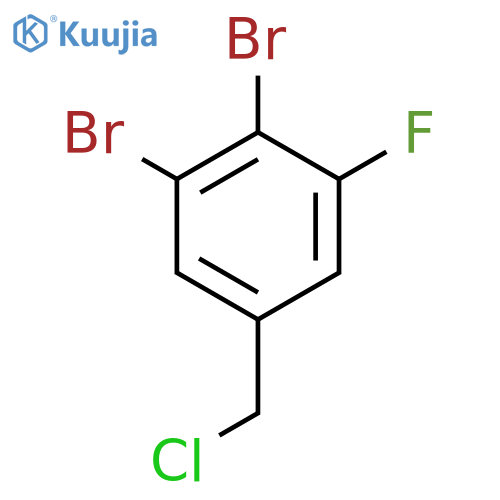 3,4-Dibromo-5-fluorobenzyl chloride structure