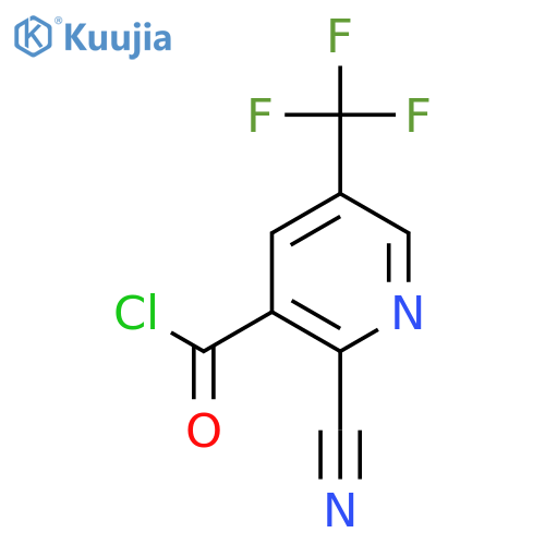 2-Cyano-5-(trifluoromethyl)nicotinoyl chloride structure