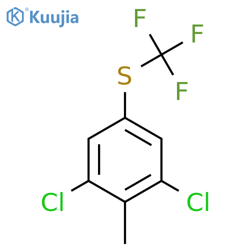 2,6-Dichloro-4-(trifluoromethylthio)toluene structure