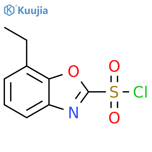 7-Ethylbenzo[d]oxazole-2-sulfonyl chloride structure