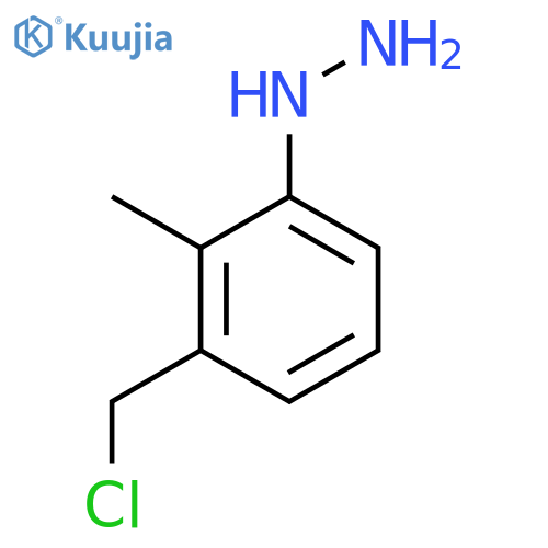 3-(Chloromethyl)-2-methylphenylhydrazine structure