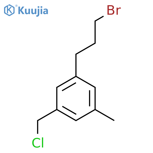 3-(3-Bromopropyl)-5-(chloromethyl)toluene structure