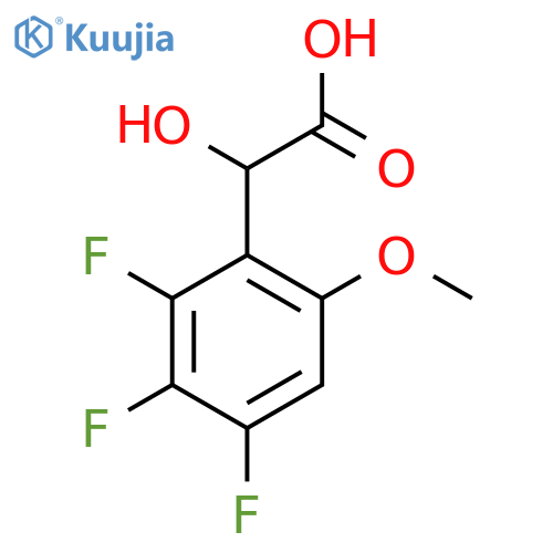 6-Methoxy-2,3,4-trifluoromandelic acid structure