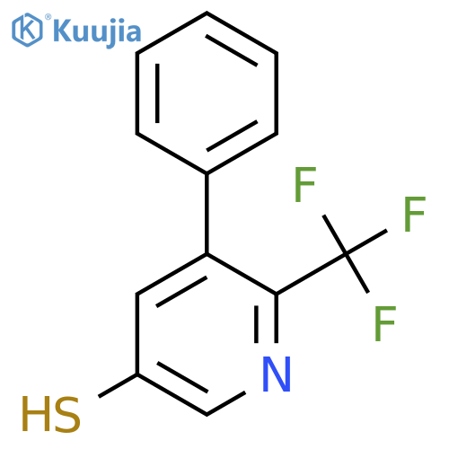 5-Mercapto-3-phenyl-2-(trifluoromethyl)pyridine structure