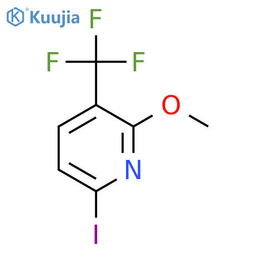 6-Iodo-2-methoxy-3-(trifluoromethyl)pyridine structure