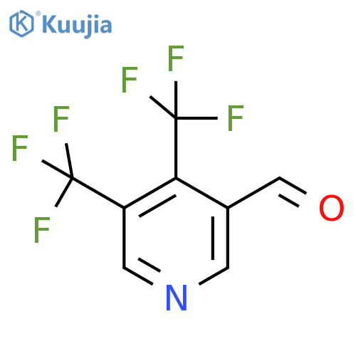 4,5-Bis(trifluoromethyl)nicotinaldehyde structure