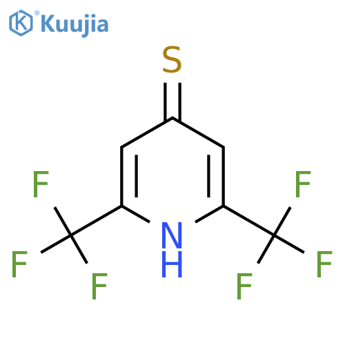 2,6-Bis(trifluoromethyl)-4-mercaptopyridine structure