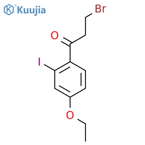 3-Bromo-1-(4-ethoxy-2-iodophenyl)propan-1-one structure