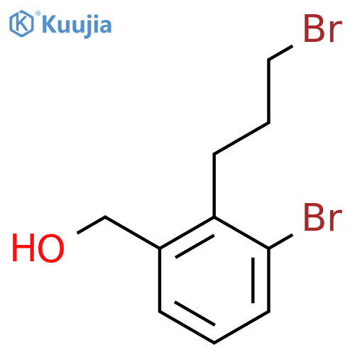 3-Bromo-2-(3-bromopropyl)benzyl alcohol structure