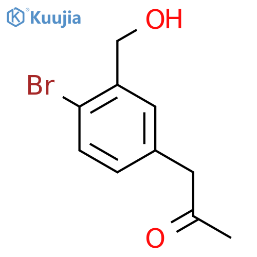 1-(4-Bromo-3-(hydroxymethyl)phenyl)propan-2-one structure