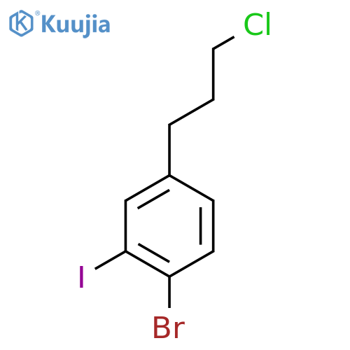 2-Bromo-5-(3-chloropropyl)iodobenzene structure