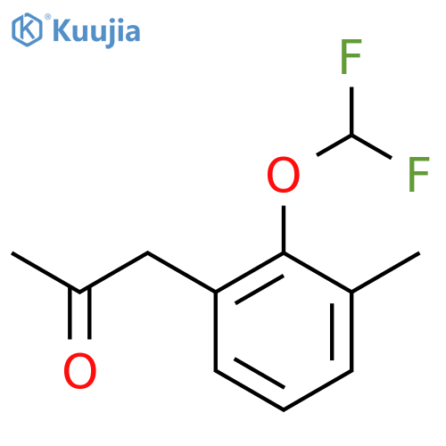 1-(2-(Difluoromethoxy)-3-methylphenyl)propan-2-one structure