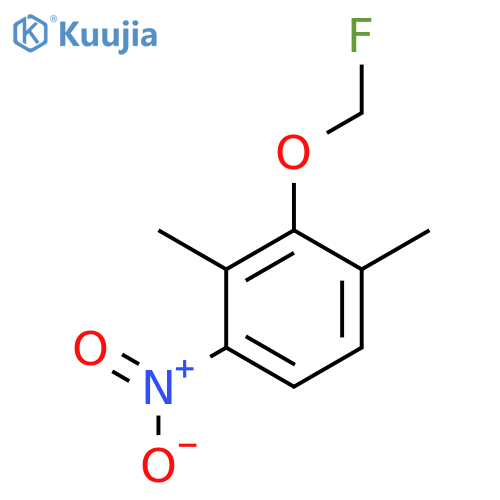 1,3-Dimethyl-2-fluoromethoxy-4-nitrobenzene structure