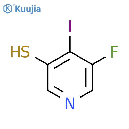3-Fluoro-4-iodo-5-mercaptopyridine structure