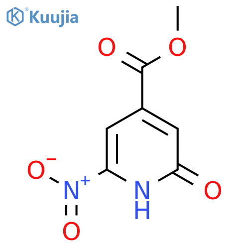 Methyl 2-hydroxy-6-nitroisonicotinate structure