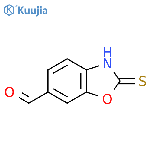 2-Mercaptobenzo[d]oxazole-6-carboxaldehyde structure