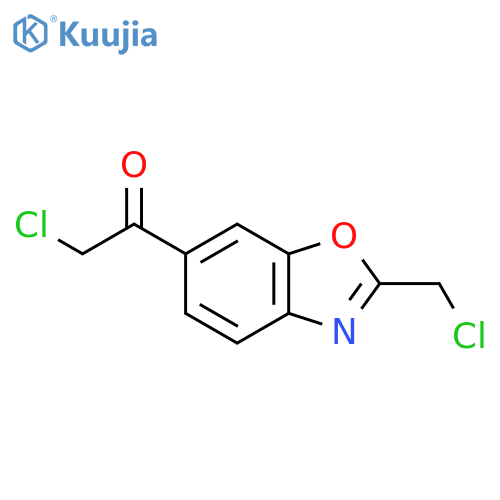 6-(2-Chloroacetyl)-2-(chloromethyl)benzo[d]oxazole structure