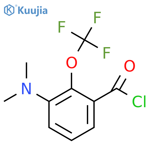 3-Dimethylamino-2-(trifluoromethoxy)benzoyl chloride structure