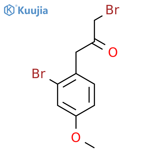 COC1=CC(Br)=C(CC(=O)CBr)C=C1 structure
