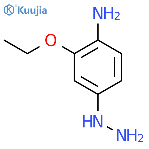 4-Amino-3-ethoxyphenylhydrazine structure