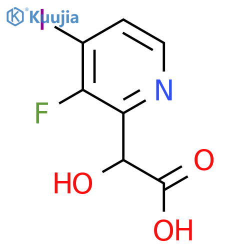 2-(3-Fluoro-4-iodopyridin-2-yl)-2-hydroxyacetic acid structure