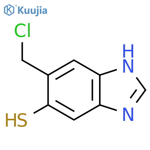 6-Chloromethyl-5-mercapto-1H-benzimidazole structure